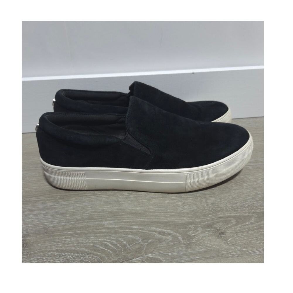 Steve Madden Gills Black Suede Slip On Shoes Woman's size 8